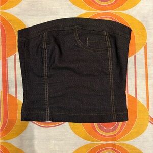 Vintage Y2K Denim Tube Top